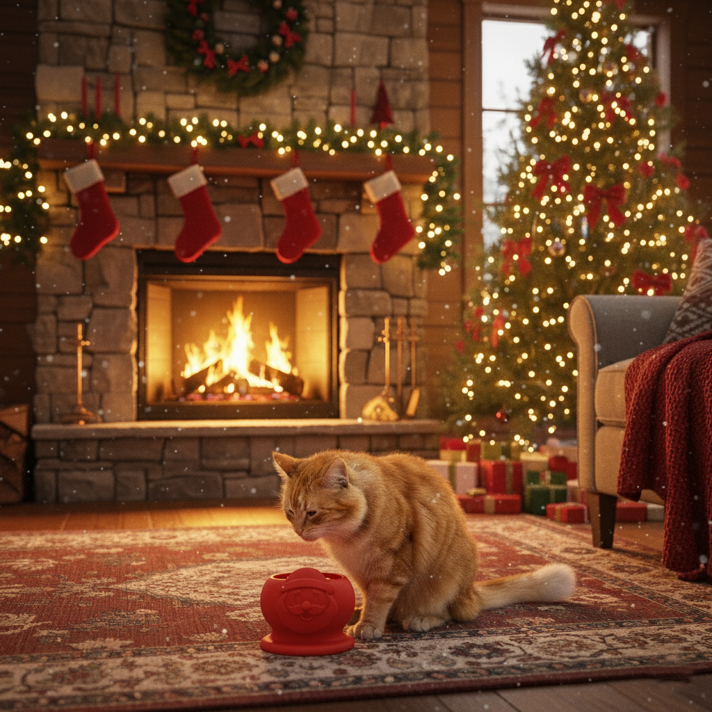 FreezSanta Cat – Festive Frozen Treat Toy