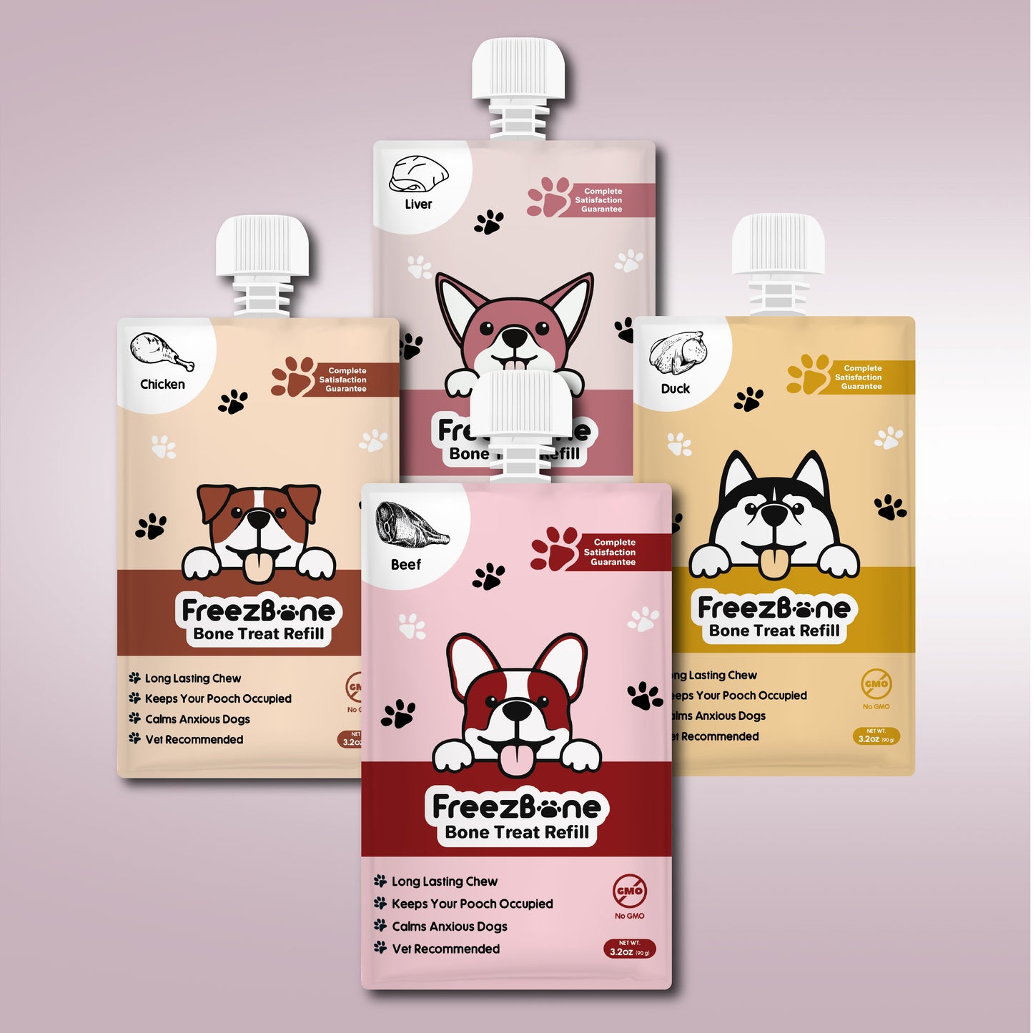 Bone Refills - Mix Flavors (4 Pack)