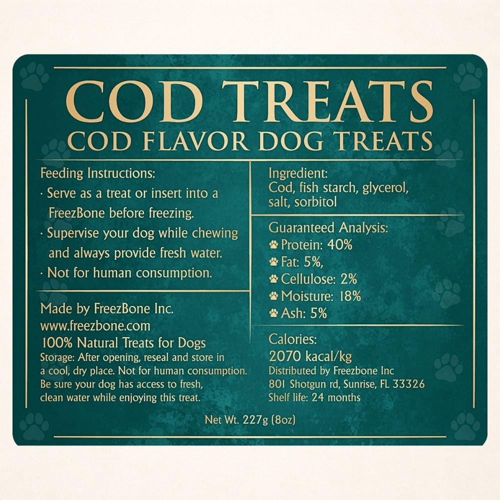 Freezbone Cod Treats