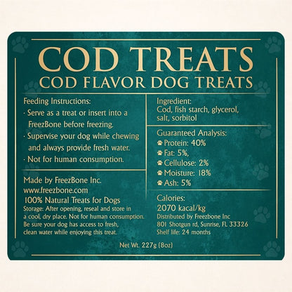 Freezbone Cod Treats