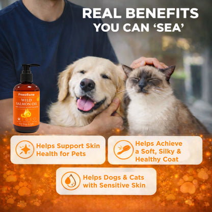 Wild Salmon Oil for Dogs & Cats