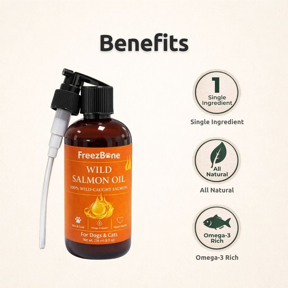 Wild Salmon Oil for Dogs & Cats