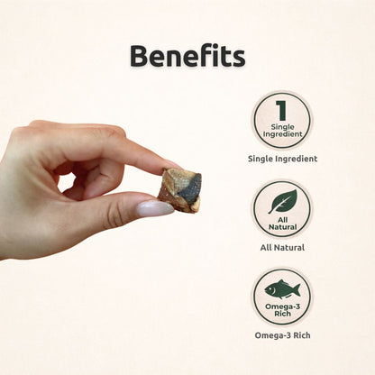Freezbone Salmon Skin Cubes